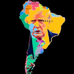 Donald Trump photo illustration