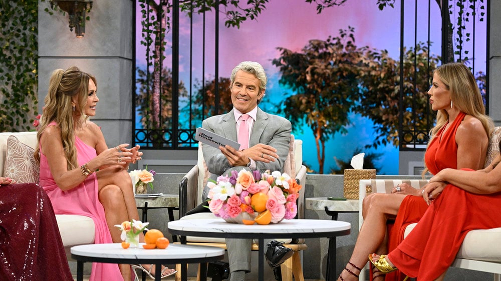 Tamra Judge, Andy Cohen, and Jennifer Pedranti