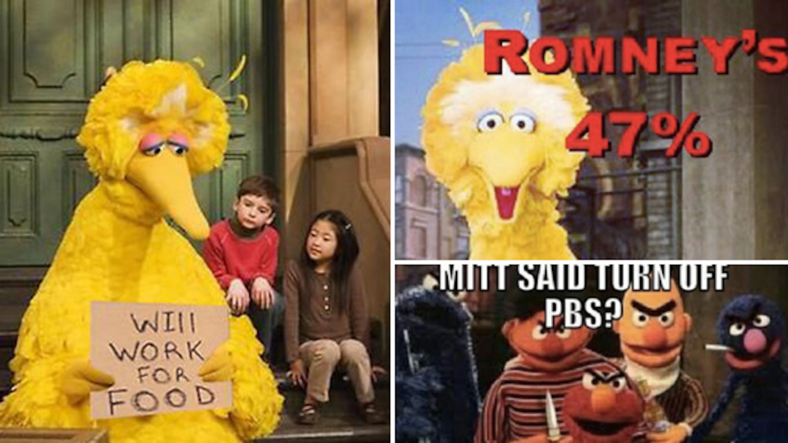 galleries/2012/10/04/romney-would-cut-pbs-funding-7-unemployed-big-bird-memes-photos/big-bird-romney-memes-tease_zvd75u