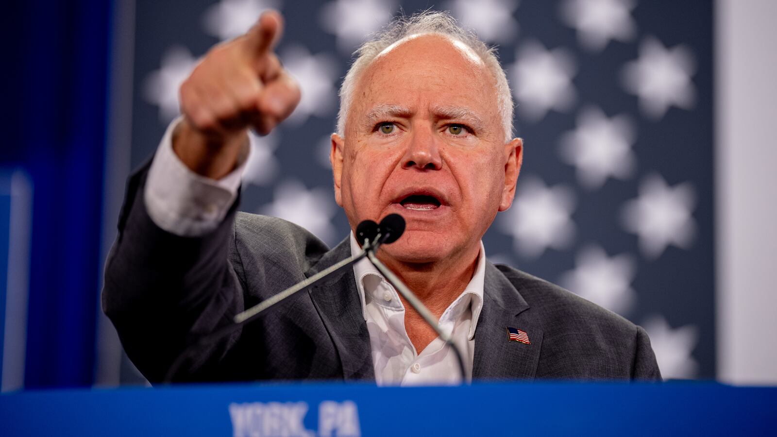 Walz rallies in Pennsylvania after the debate.