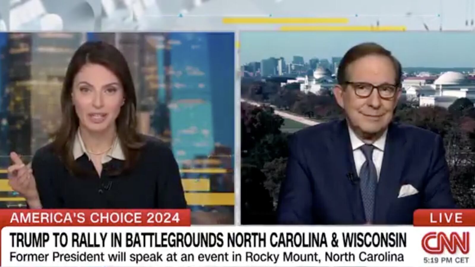 CNN host Chris Wallace weighs in Wednesday on Donald Trump‘s tumultuous campaign trail style.