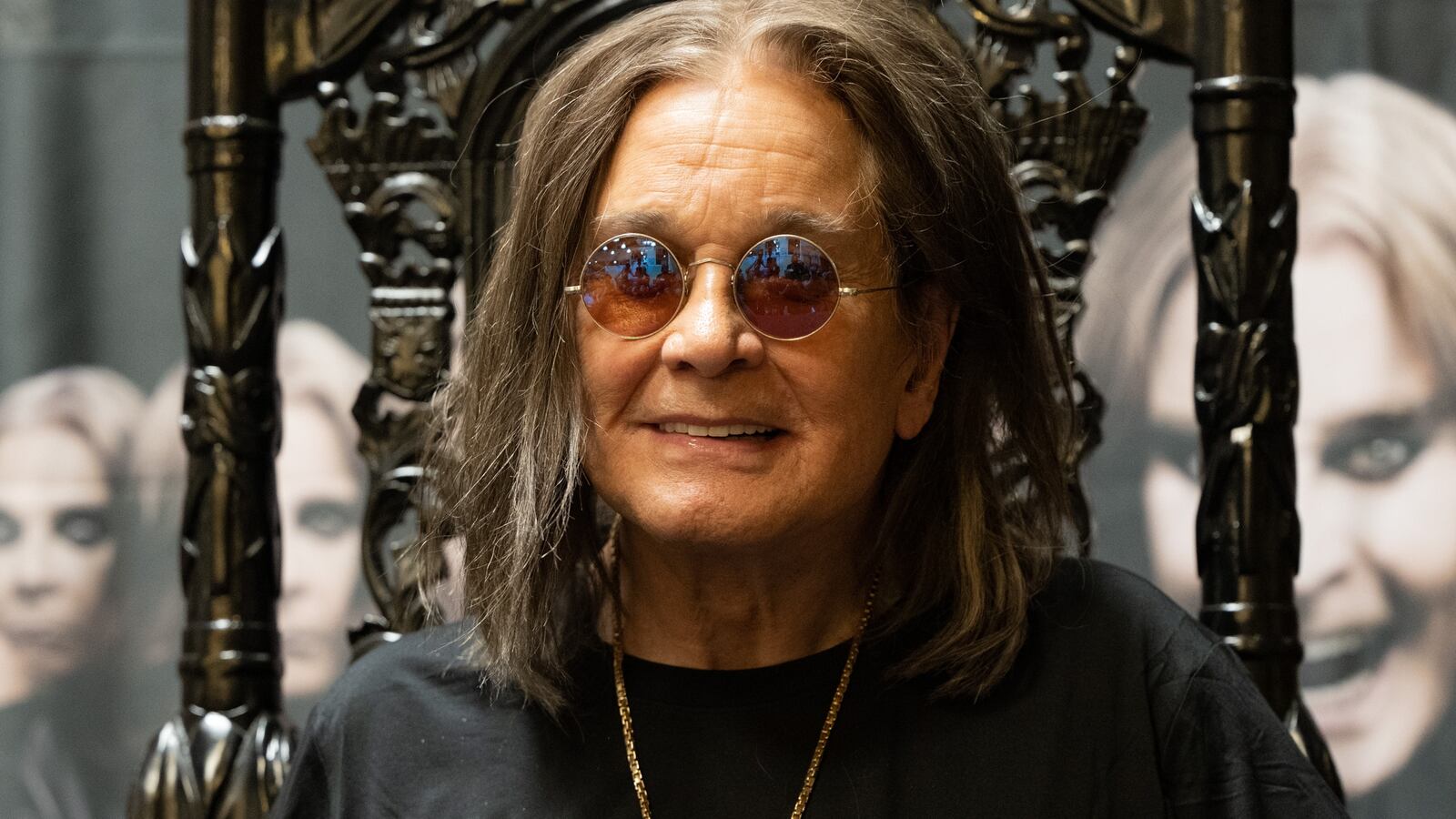 Musician Ozzy Osbourne signs copies of his album "Patient Number 9" at Fingerprints Music on September 10, 2022 in Long Beach, California.