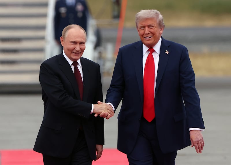 U.S. President Donald Trump and Russian President Vladimir Putin.