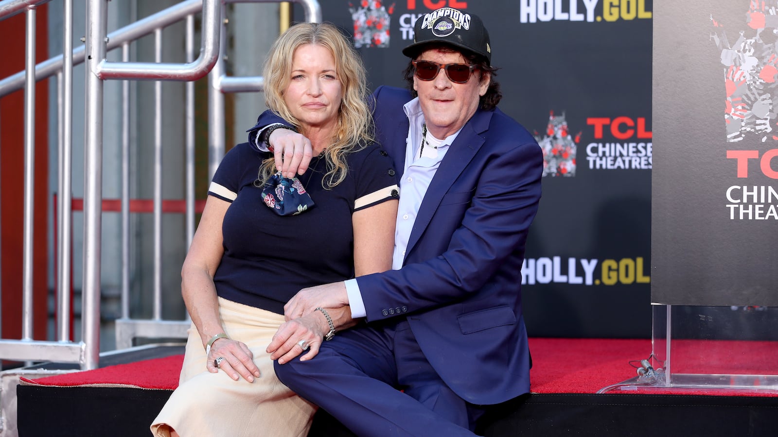 DeAnna Madsen and Michael Madsen at an event in Hollywood in 2020.