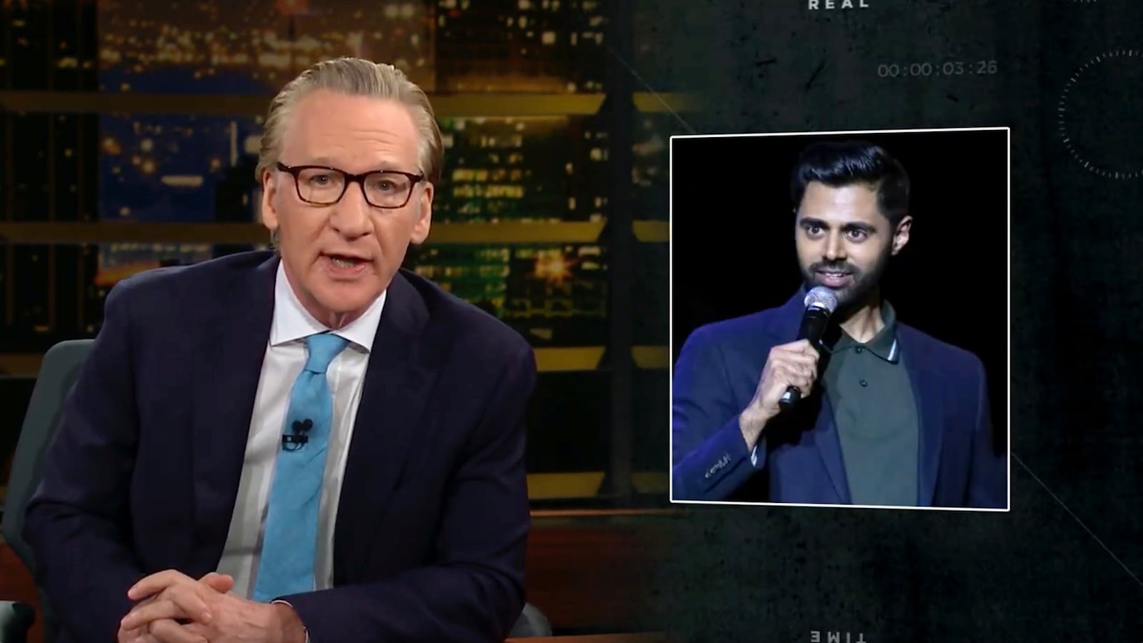 Bill Maher and Hasan Minhaj