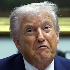 WASHINGTON, DC - DECEMBER 10: U.S. President Donald Trump speaks during a roundtable discussion with top business leaders in the Roosevelt Room at the White House on December 10, 2025 in Washington, DC. During the roundtable, Trump addressed questions on the Federal Reserve’s latest decision to cut interest rates and reports that the U.S. seized an oil tanker off the coast of Venezuela, among other topics. (Photo by Alex Wong/Getty Images)