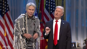 SNL, Will Ferrell as Epstein and James Austin Johnson as Trump