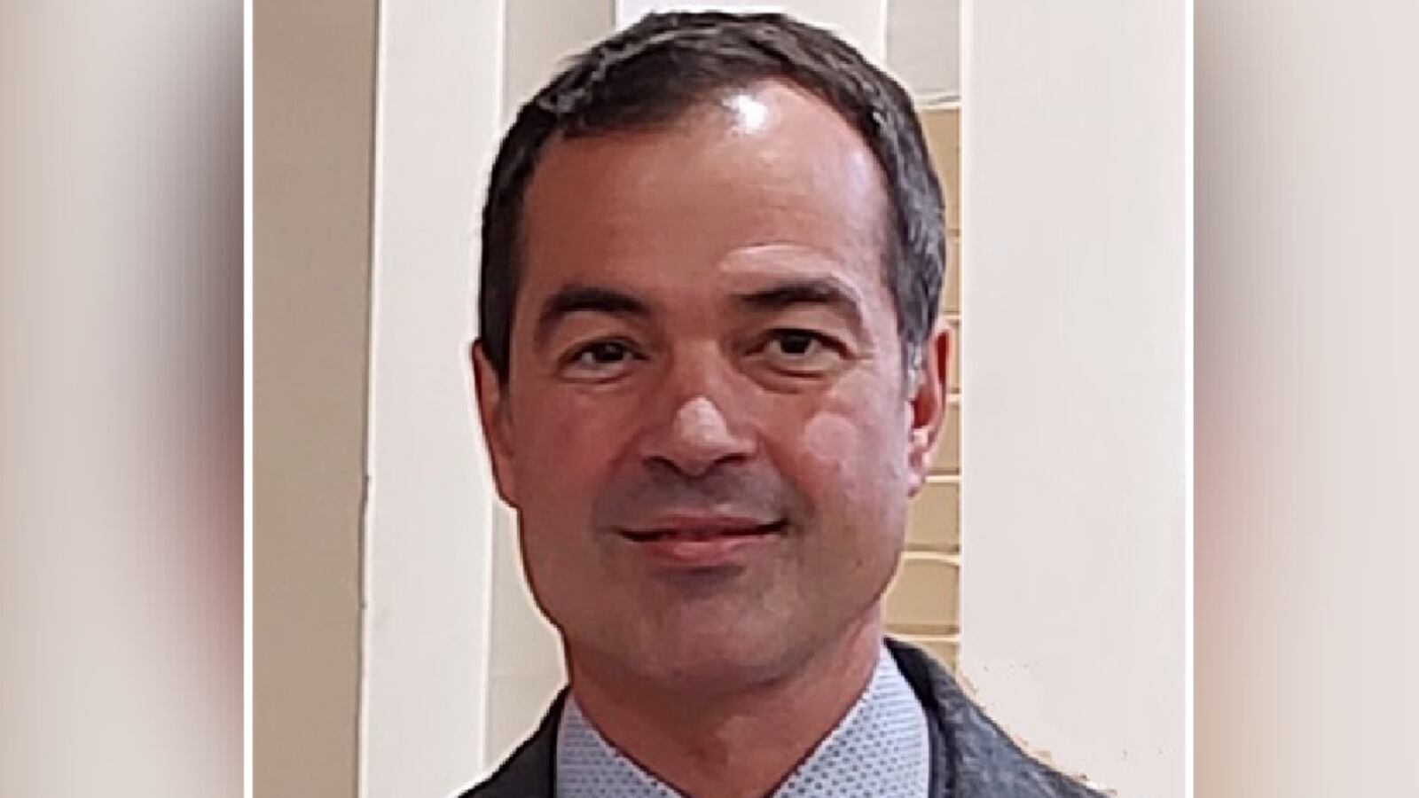 Devon Hoover stares forward