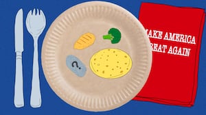Maga plate photo illustration