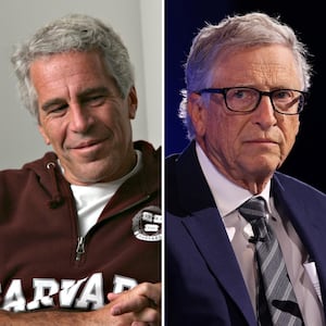 Jeffrey Epstein and Bill Gates split