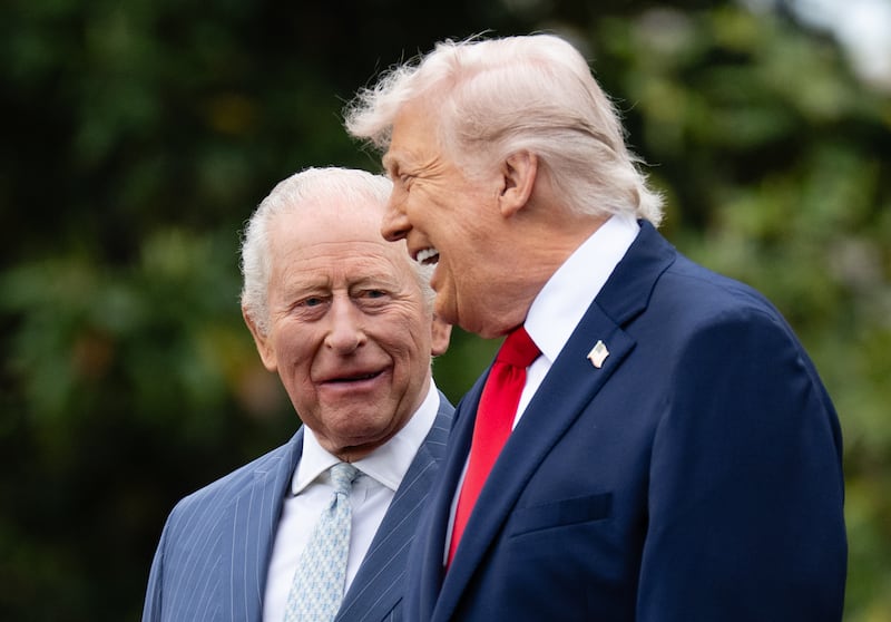 Donald Trump and King Charles