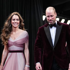 Catherine, Princess of Wales and William, Prince of Wales attend the 2026 EE BAFTA Film Awards at The Royal Festival Hall on February 22, 2026 in London, England.