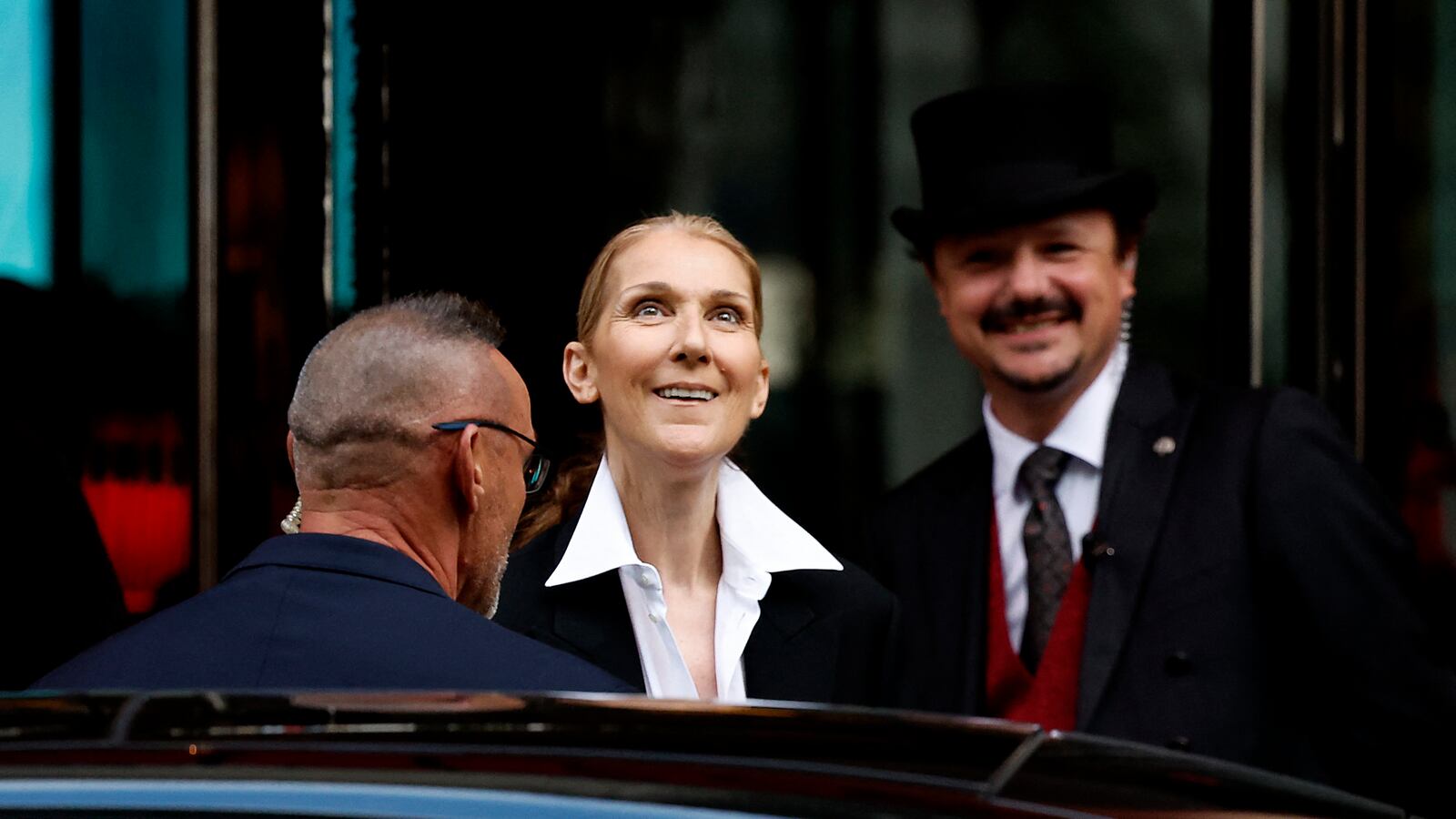 Celine Dion in Paris this week.
