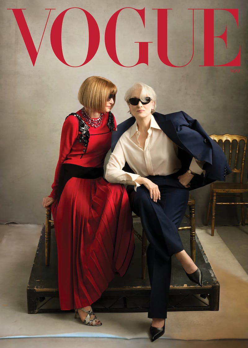 Meryl Streep and Anna Wintour on Vogue