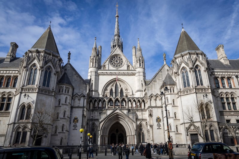 The Royal Courts of Justice, the law courts including the high court and the court of appeal for the laws in England and Wales on the 11th of March 2025 in London, United Kingdom.