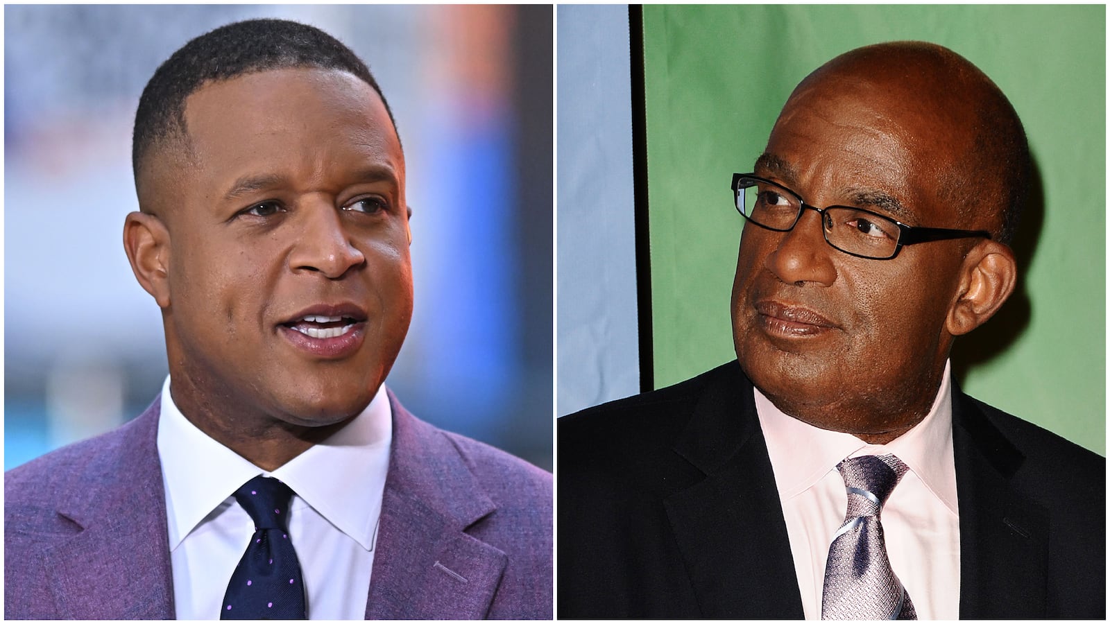 Craig Melvin (R) and Al Roker (L)