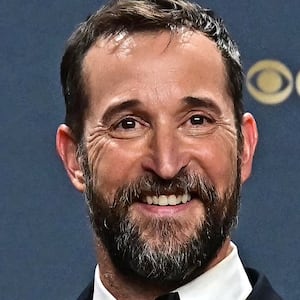 Noah Wyle poses with last year's awards for Outstanding Lead Actor in a Drama Series and Outstanding Drama Series for "The Pitt" in Los Angeles.