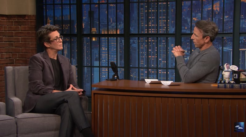 Rachel Maddow said Trump's massive ego is his downfall.