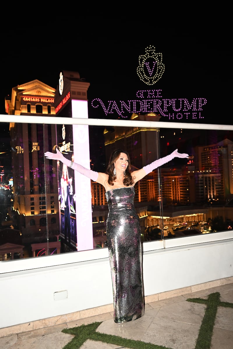 Lisa Vanderpump at the opening of The Vanderpump Hotel