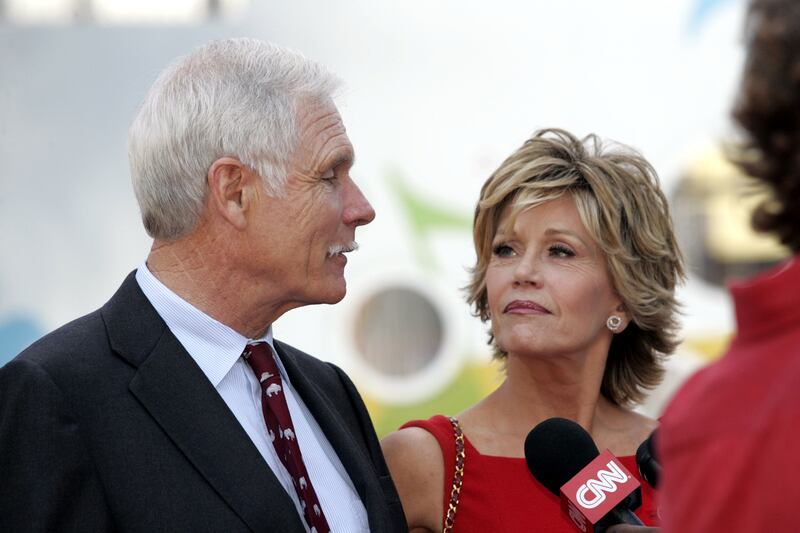 Ted Turner and Jane Fonda