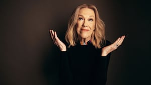 Catherine O'Hara poses in the Getty Images Portrait Studio Presented by IMDb and IMDbPro at SXSW 2025