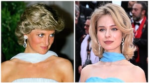 Princess Diana and actress Anastasia Andrushkevich.