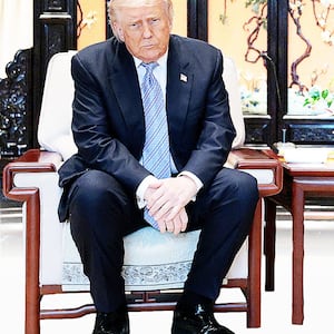 Donald Trump and Chinese President Xi Jinping