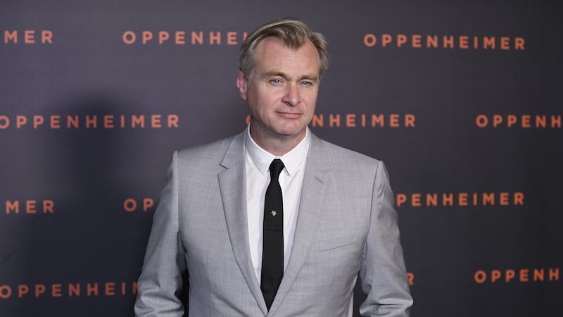 Christopher Nolan at the Paris premiere of "Oppenheimer" on July 11, 2023.