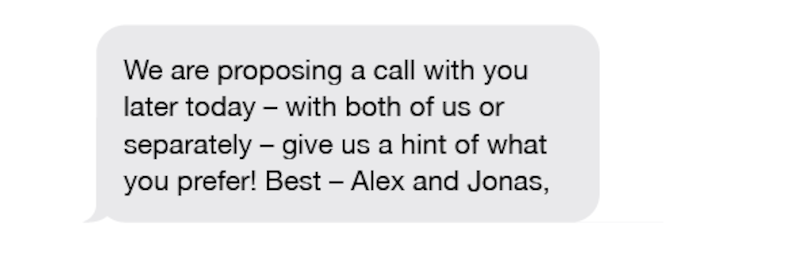 Text exchange between Norwegian Prime Minister Jonas Gahr Støre and Donald Trump