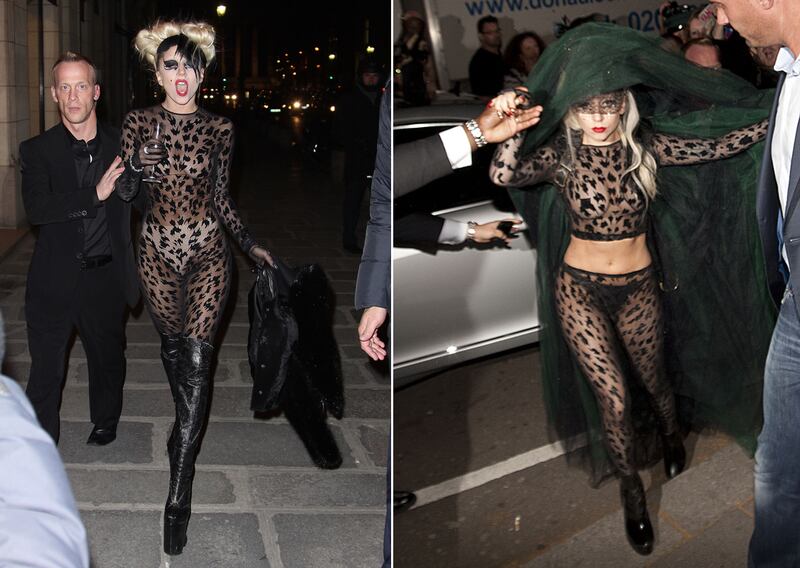 galleries/2011/08/02/kate-middleton-wears-dresses-twice-more-celebrity-outfit-repeat-photos/gaga-catsuit_xz5yqa