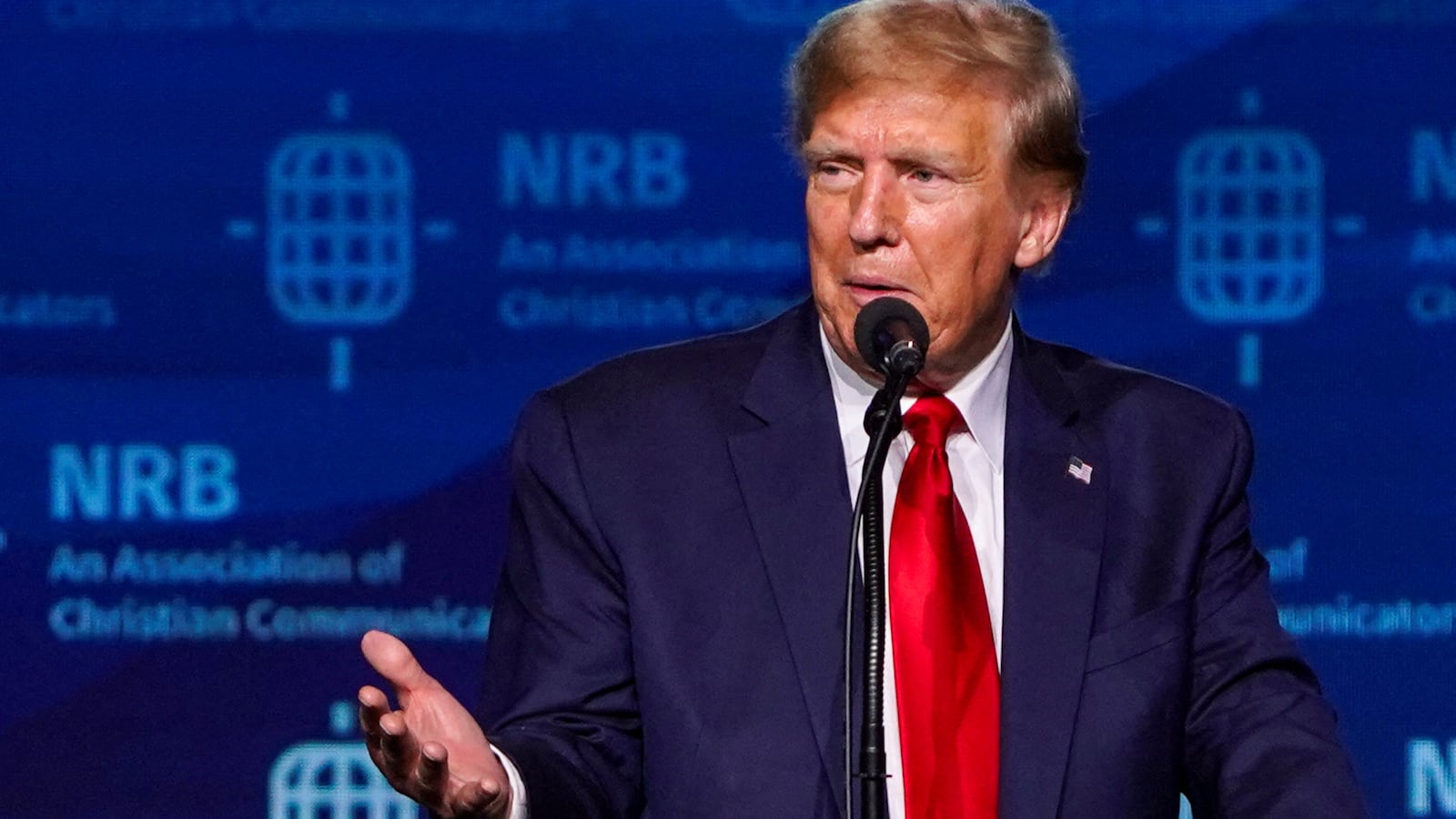 Former U.S. President and Republican presidential candidate Donald Trump.