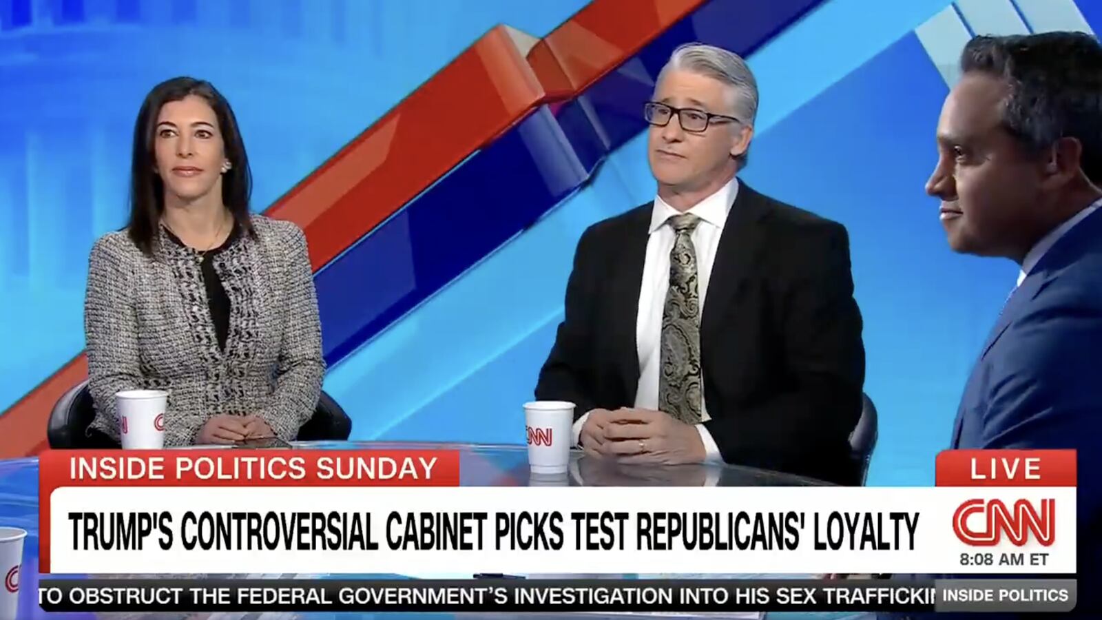 Marc Caputo compared Trump’s appearance to Roman emperor Julius Caesar attendance at the Coliseum.