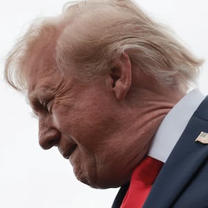 US President Donald Trump as he arrives at Dallas Fort Worth International Airport, in Dallas, Texas, US, October 1, 2026. REUTERS/Jonathan Ernst