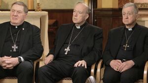 Cardinal Joseph Tobin, Cardinal Robert McElroy, Cardinal Blase Cupich