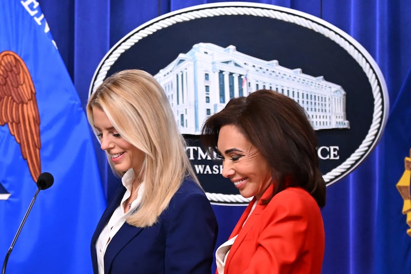 Pam Bondi and Jeanine Pirro