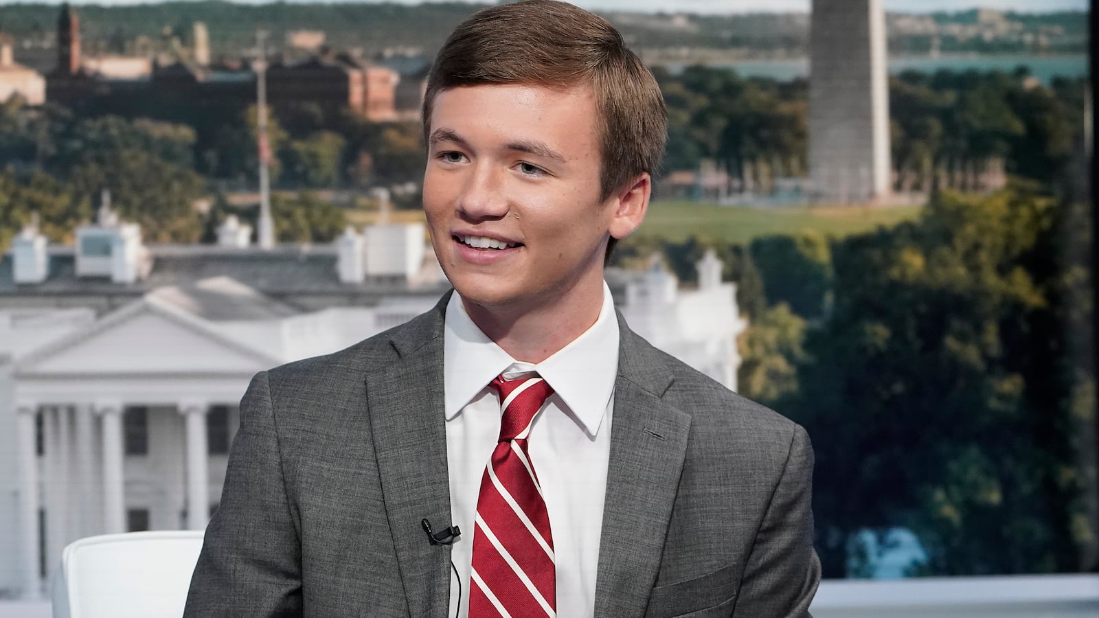 NEW YORK, NEW YORK - SEPTEMBER 11: Brilyn Hollyhand, RNC Chairman of Youth Advisory Council speaks during an appearance on "Here's The Deal With Kellyanne" at Fox News Channel Studios on September 11, 2024 in New York City. (Photo by )