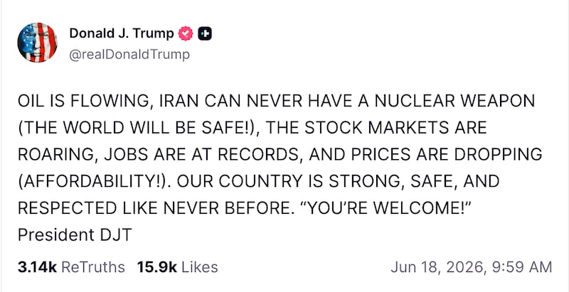 Trump's all-caps rant amid backlash over his deal with Iran.