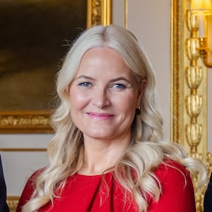 Crown Prince Haakon of Norway and Crown Princess Mette-Marit of Norway visit Catherine, Princess of Wales, and Prince William, Prince of Wales, at Windsor Castle in 2023.