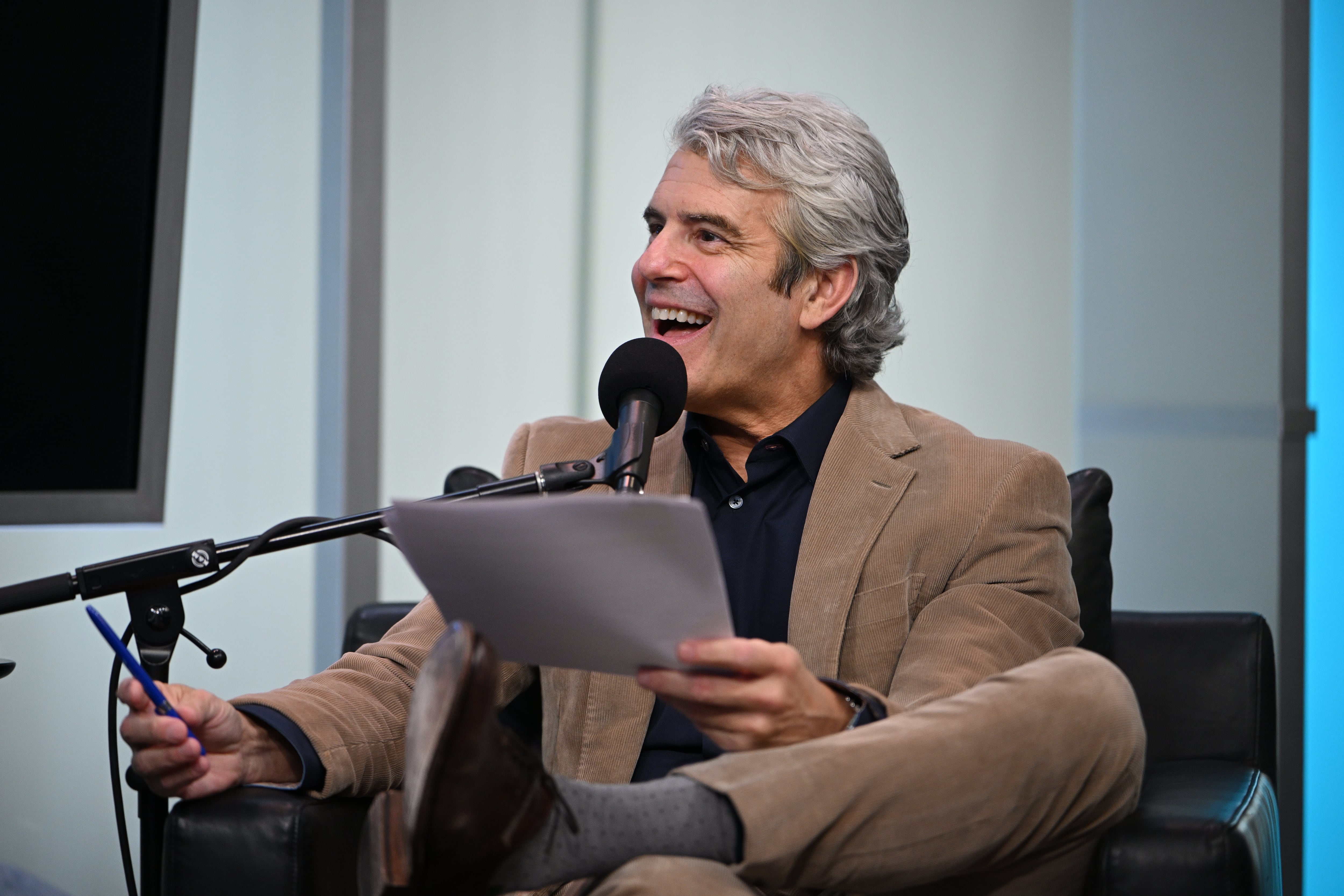 Andy Cohen appears on SiriusXM's 'Andy Cohen Live' on November 3, 2025, in New York City.