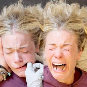 LeAnn Rimes receiving treatment.