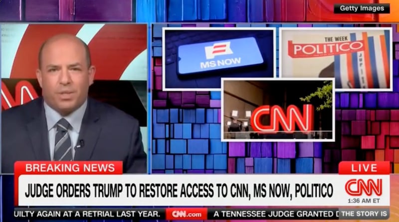 CNN media analyst Brian Stelter discusses the court victory over Trump's media ban.