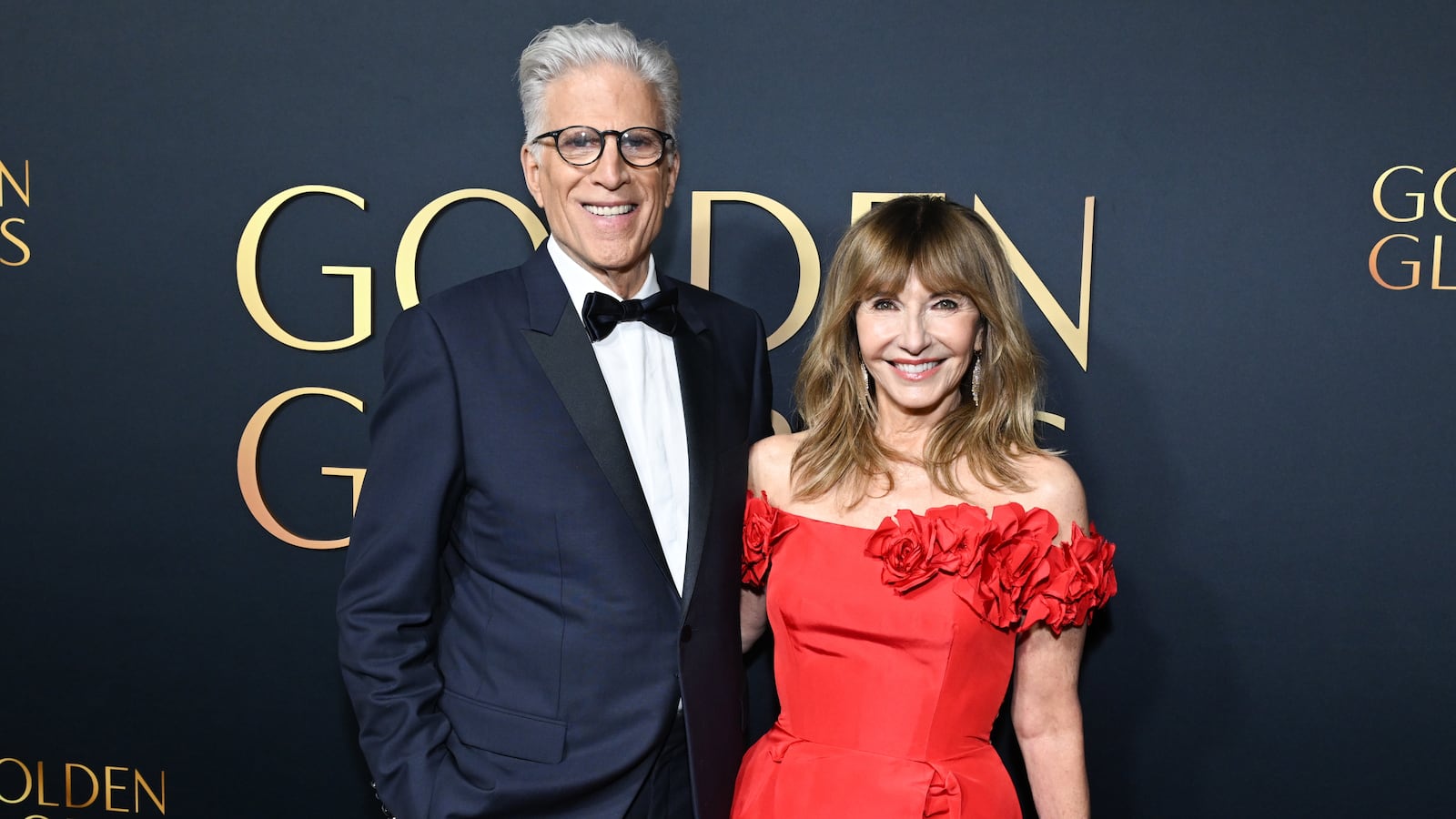 Ted Danson and Mary Steenburgen on the red carpet of the Golden Gala in 2024.
