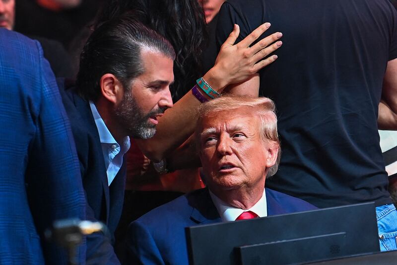 Don Jr. and Donald Trump