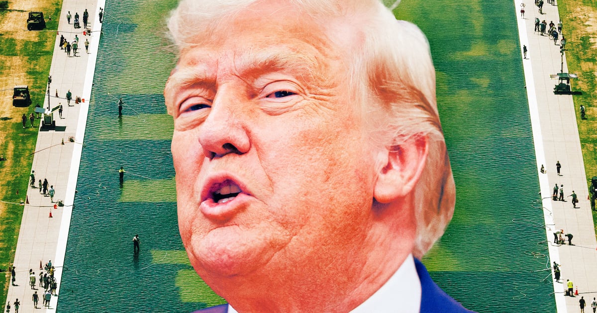 Panicked Trump, 80, Spins Wild Tale When Cornered on Pool Slime