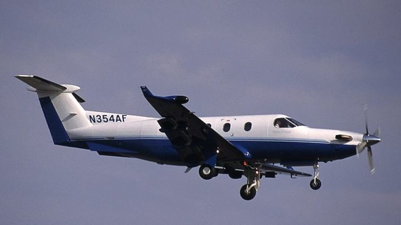 A Pilatus PC-12/45, the same model that crashed Friday evening.