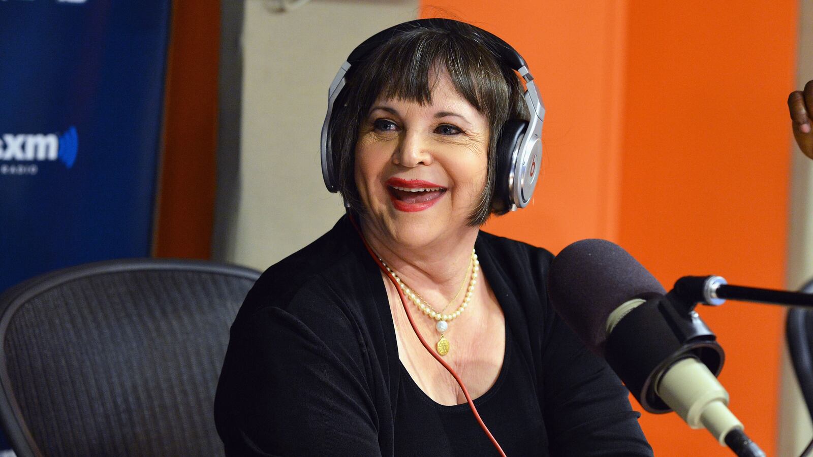 Cindy Williams doing a radio interview on Sirius XM