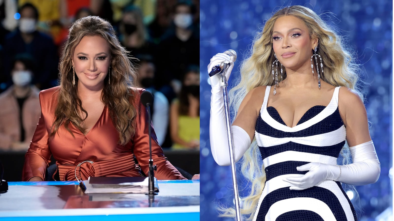Leah Remini and Beyonce