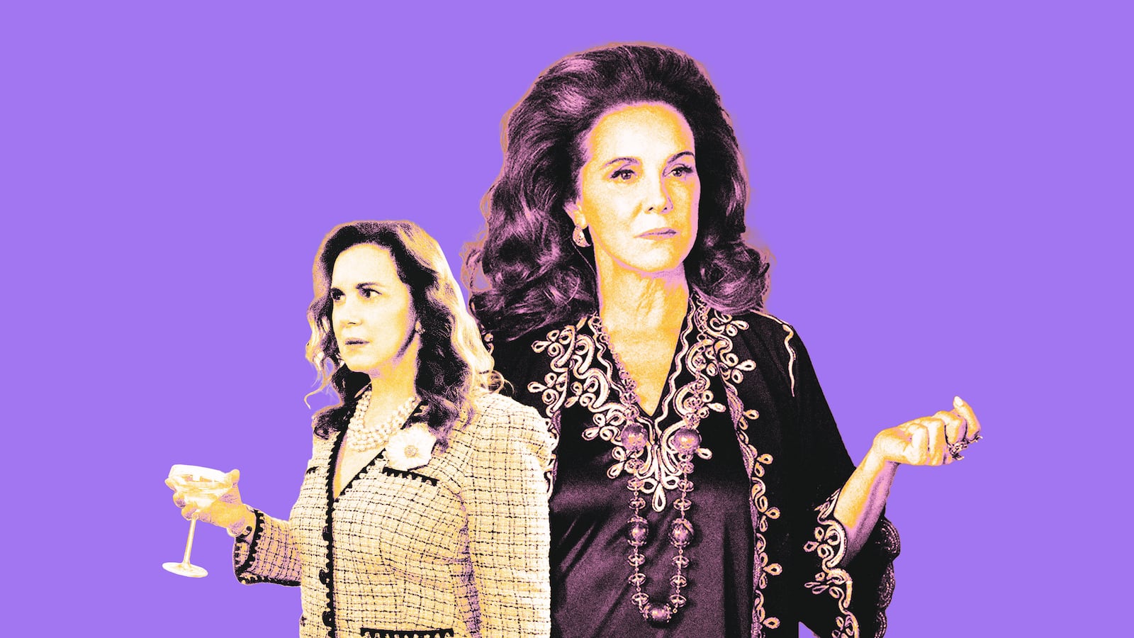 A photo illustration of Elizabeth Winstead