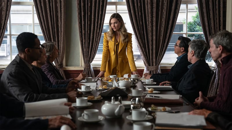 Lily James in "Swiped."