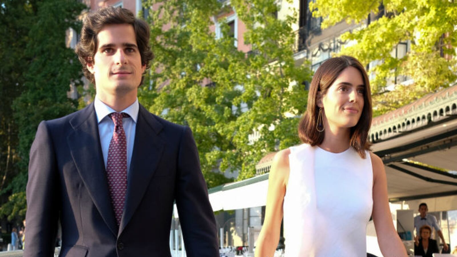 Fernando Fitz-James Stuart and Sofía Palazuelo in Madrid, Spain, on Sept. 18, 2019.